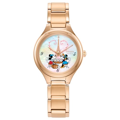 [NEW] $237 | CITIZEN Ladies' Eco-Drive Mickey & Minnie 29.2mm Stainless Steel FE2103-52D - image 1