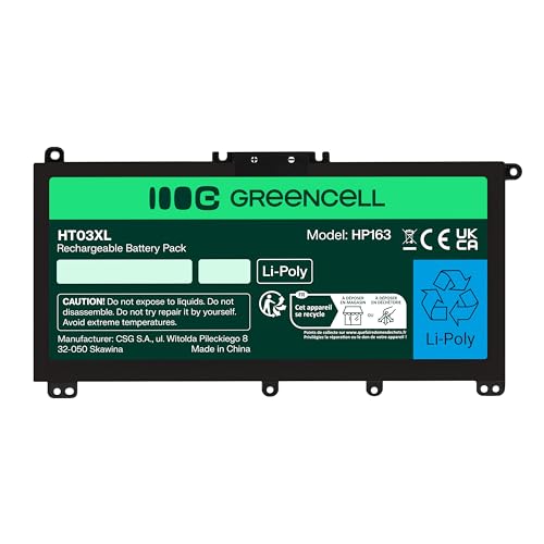 Green Cell Bateria do laptopa HP HT03XL HTO3XL L11421-2C2 L11119-855 L11421-2C2 240 245 250 255 340 G5 348 G5 15-DB 15-DA 15-CS 17-BY 17-CA Pavilion 14-DH 15-CS 17-CA X360 14-DH