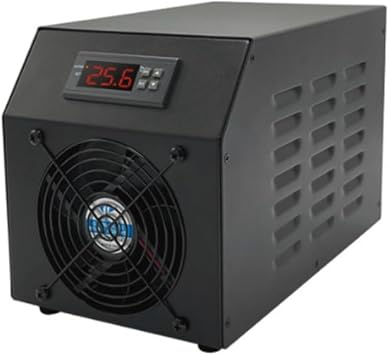 200W Aquarium Water Chiller 60L Aquarium Cooler Heater System 10-50C Constant Temperature Device Sustainable US Standard - 60L Single Coolant Pump + Plumber