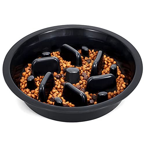 JASGOOD Dog Feeder Slow Eating Pet Bowl for Raised Pet