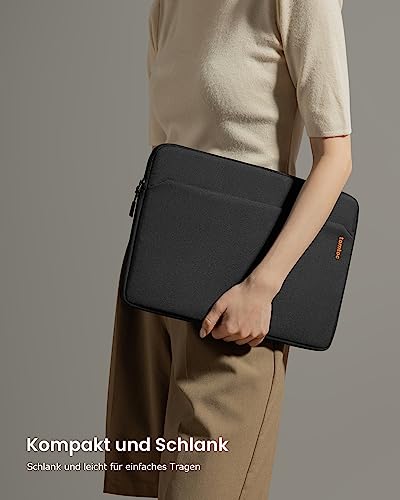 tomtoc Slim Tasche Hülle für 13 Zoll MacBook Air M5/A3449 2026, M4/A3240 2025, M3/M2/M1, 2026 13\ MacBook Neo A18 Pro, 13-Zoll MacBook Pro M2/M1, Laptoptasche Laptophülle Passt 2024 13\ Surface Pro 11