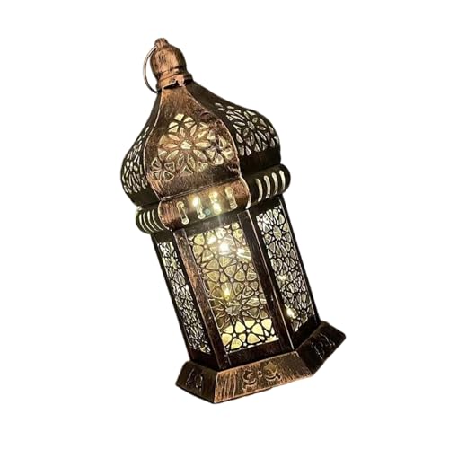 Lampe pour l'Aïd sur pied en fer forgé, le cadeau idéal de décoration creuse