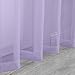Chyhomenyc Sheer Lilac Tier Curtains 24 Inch Length, Small Window Curtains Treatment for Bathroom Living Room Basement, Short Rod Pocket Cafe Curtain, 42W x 24L Inches, 2 Panels
