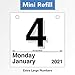 2021 Daily Wall Calendar Refill by AT-A-GLANCE, 6