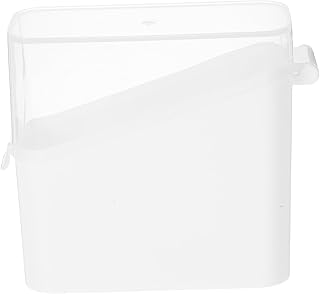 Transparent Cheese Storage Box with Clamshell Lid for Fridge Crisper Sealed Preservation Container to Keep Sliced Cheese Fresh Kitchen Organizer for Household and Restaurant Use