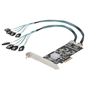 StarTech.com 8-Port SATA PCIe Controller Karte