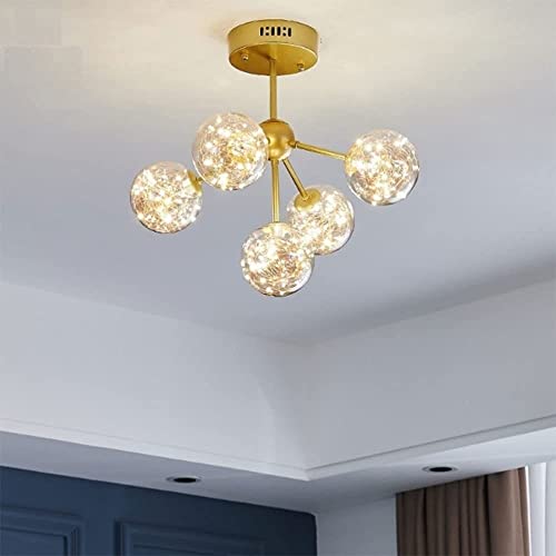 Creative Full Star Chandelier Lulet | Lustre postmoderne chambre - 2