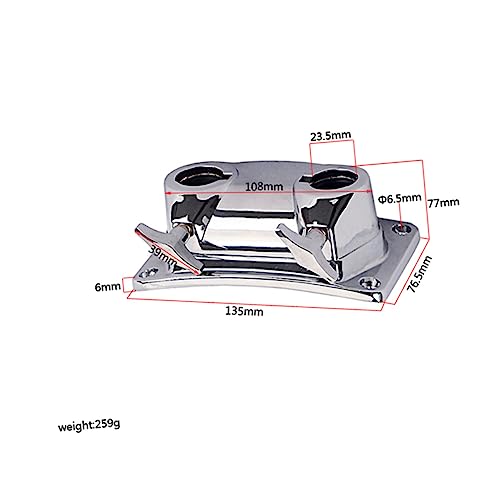 Accesorio para batería Clamp para base de platillo soporte de trompeta conector WC80 miniatura 6