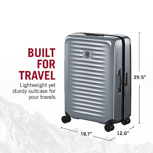 Victorinox Airox Medium Hardside Case - Medium Suitcase & Hard Case To Hold Travel Essentials - Silver #TOP1