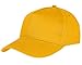 Produktbild TEXXILLA Leichtes 5 Panel Golf Cap aus 100% Baumwolle und modisch vorgeformten Schild, Farbe:gelb