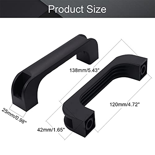 JDJUBOA Luggage Handle,Replacement 10Pcs Plastic Pull Handle 4.72