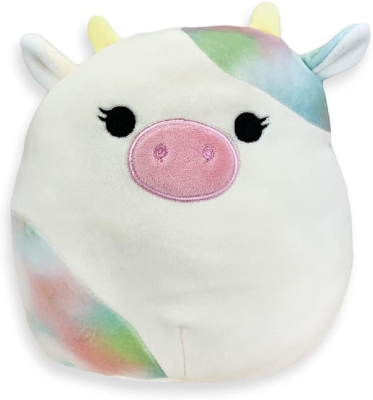 Squishmallow 12-Inch Easter 2022 Squad - Choose from Candess, Bop, Valentina, Eliana, Aimee and Bexley - Ultrasoft Stuffed Animal Plush Toy, Official Kellytoy Plush (Candess The Cow)