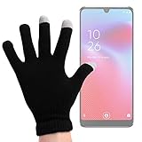 Guantes de buena calidad para pantalla táctil ¡Ideales para tocar la pantalla de su dispositivo con los guantes puestos durante el invierno!
