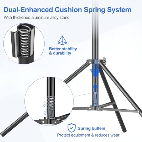 EMART 12x10ft(WXH) Backdrop Stand Heavy Duty, Adjustable Backdrop Banner Holder Back Drop Stand for Party, Photography Background Support Equipment Kit for Photo Studio, Wedding, Birthday, Exhibitions by EMART - Image 4