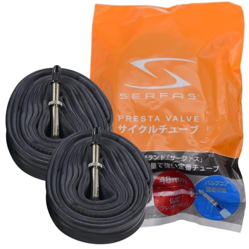 サーファス(SERFAS) 自転車 チューブ 2本セット 700X28/45C FV 48MM
