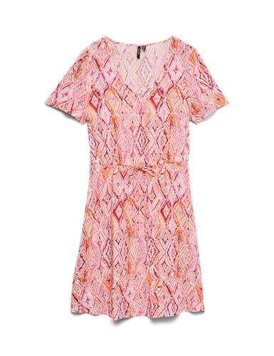 Robe courte blanche Vero Moda XL fluide pour sublimer les formes