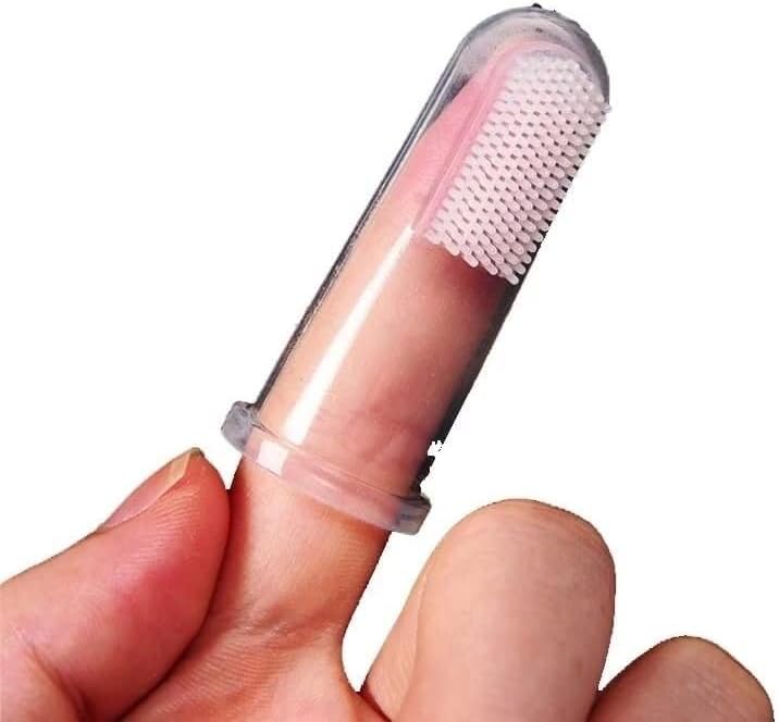 Pet Brush, Pet Brush 10pcs Dog Cat Cleaning Supplies Soft Pet Finger Toothbrush Teddy Dog Brush Addition Bad Breath Teeth Care Dog Accessories Pet Brushes