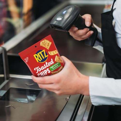 RITZ Toasted Chips Sour Cream and Onion Crackers, 12 Snack Packs - image 8