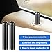 2pcs Car Door Lock Knobs, Front Door Lock Pull Knob Inner Door Lock Pull Pins Car Door Lock Cover OEM Number FODZ-5421850-A Compatible with Ford F150 Accessories