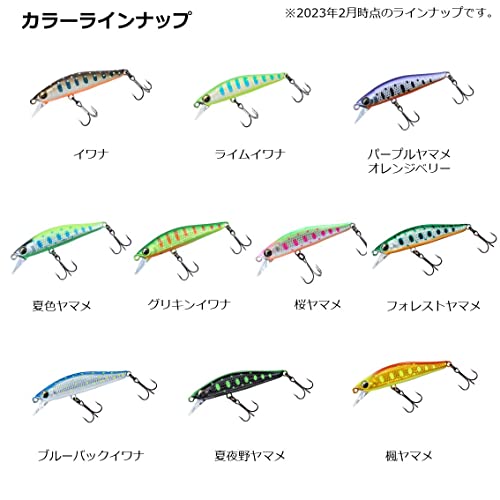 ダイワ(DAIWA) トラウト シルバークリークミノー ダートカスタム 48S チャートヘッド紅桜鱒 ルアー 6枚目