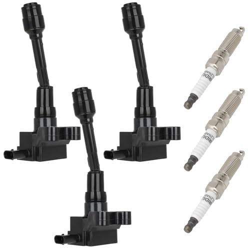 ECCPP 3 ignition coils with 3 iridium Spark Plugs,UF736