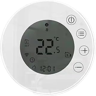 Smart Programmierbarer Thermostat Temperaturregler mit WiFi App Fernbedienung 7 Tage Heizplan Kindersicherung für Tuya Water Elektrische Fußbodenheizung und (GA-Wifi)