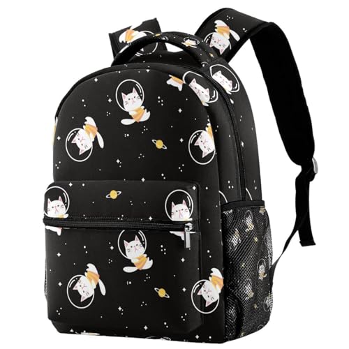 Sac de voyage décontracté espace et chat pour sorties et loisirs ado