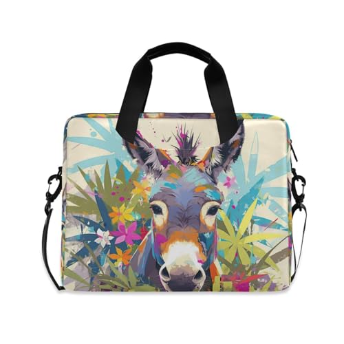 Bolso para laptop con cremallera y correa 15.6 pulg miniatura 1