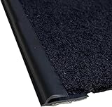 Wcxixo Rubber Carpet Transition Strip Carpet Edge Trim Strip Gray Flexible Edge Binding Bars for mat/Doormat/Rugs/Runner Packing Tape self-Adhesive Seal Waterproof Weatherproof