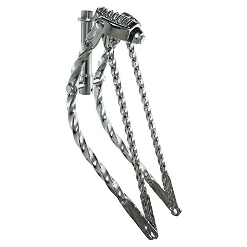 Fenix Cycles 20" Square Twisted Bent Spring Fork, Various Styles (Single) Cover