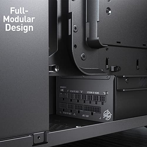 MPG A1000G PCIE5 Alimentatore Spina EU (1000W), certificato 80 Plus Gold, ATX 3.0 100% modulare, supporto GPU PCIe 5.0, 105°C condensatori giapponesi, 0% RPM Mode, cavi piatti - 10 anni garanzia - Alimentatore - Immagine 3