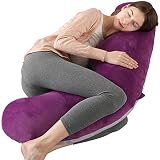 BATTOP Pregnancy Body Pillows for Sleeping,Maternity Pillow with Removable Cover,Support for Belly,H