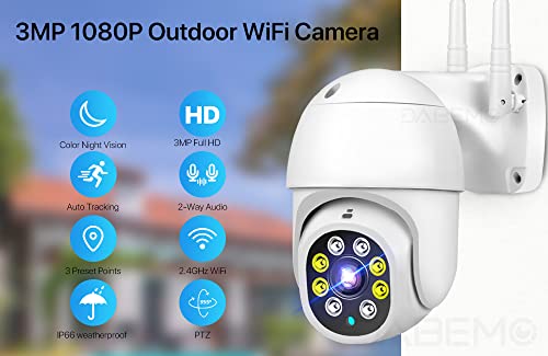 4k 3mp YOOSEE ao ar livre wifi ip câmera 3mp 1080p h.265 sem fio 5x zoom digital rastreamento automá