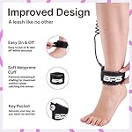 BPS New Zealand ‘Ultralite’ Coil SUP Leash Paddleboard Ankle Leash, 10ft Coiled Legrope Strap Quick Release Tab Longboard Surfboard Stand-up Paddleboard Accessories - Image 4