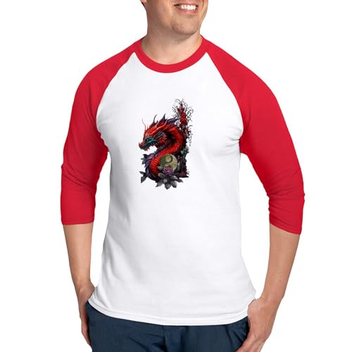 CafePress Wonderful Chinese Dragon Baseball Jersey Men