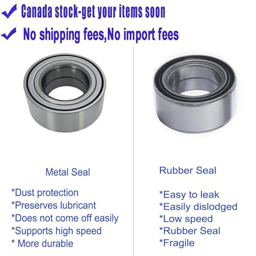 Both Front Wheel Bearings for 2002-2025 Polaris Sportsman 300 400 450 500 570 600 700 800 Twin EFI HO X2,Replace 3514342, 3514634, 3515088, 25-1424 by EADINSON - Used condition - Image 3