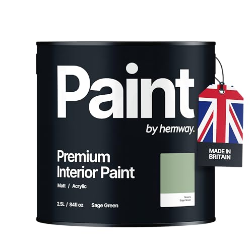 Hemway Sage Green Interior Paint - 2.5 Liter (84.5 Fl