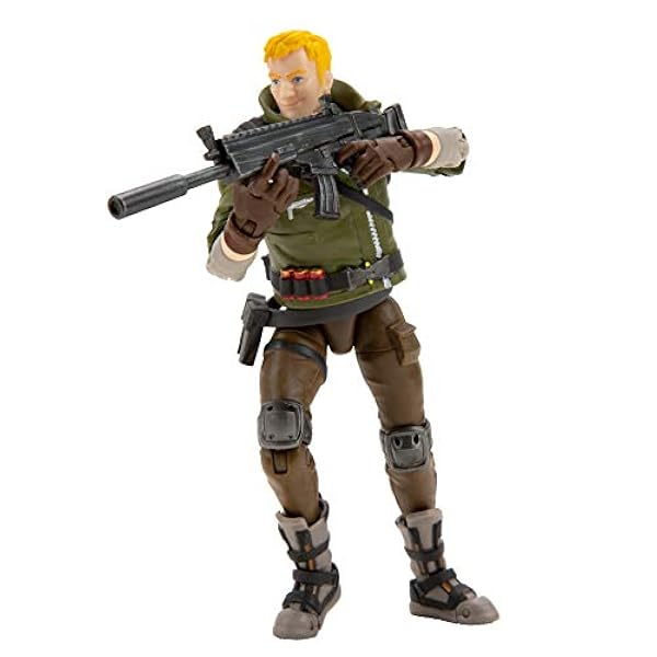 Fortnite FNT0655 Legendarisk serie, 1 pack 15 cm rekrytering – Jonesy samlarobjekt actionfigur – inkluderar 3 utbytbara ansikten