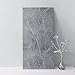 Haimin Wall Panels Peel and Stick 10 Pieces 23.6x11.8in (19.4 Sq. Ft. Coverage) Lightweight Backsplash Marble Look Tile (not Real Marble) Ideal for Kitchen Bathrooms Living Rooms Bedrooms (Gray-YSH)
