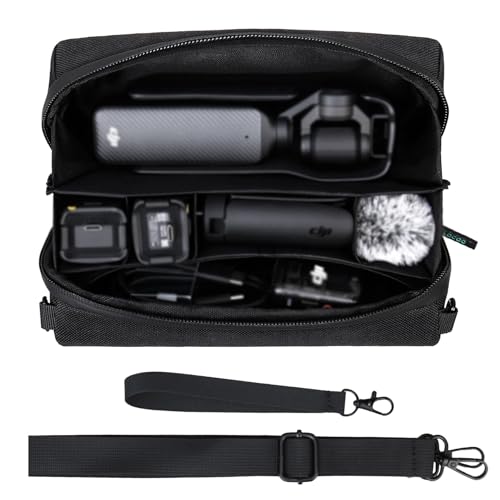 Lacdo DJI Osmo Pocket 3 �p�L�������O�P�[�X�ADJI Osmo Pocket 3 Creator Combo �A�N�Z�T���[���[�o�b�O�A�|�[�^�u�����s�p���[�P�[�X Osmo Pocket 3 �P�[�X�A�V�����_�[�X�g���b�v�t���I�[���C����