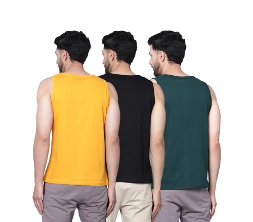 Image of Designer Men Vest Versatile Cotton Sando /Baniyan /Ganji for Boys - Perfect for Gym Workouts, Vacations, and Beaches