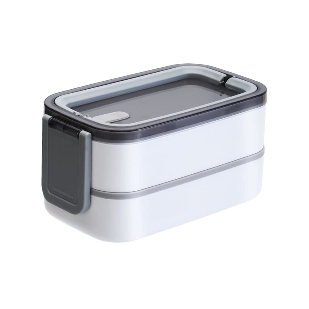 Amazon｜弁当箱 弁当箱 プラスチックタッパー 2層 ステンレス内胆 箸
