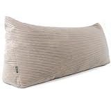 ✅ CONFORT ERGONOMIQUE : La forme triangulaire du coussin de lecture soutient efficacement le dos et la zone lombaire. Utilisable comme coussin de dos pour lit ou coussin dossier canapé, il favorise une position assise confortable pour lire, se détendre ou regarder la télévision.