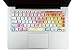 KECC Keyboard Cover Skin for MacBook Air 13", Old Pro 13", 15", 17" (w/or w/Out Retina Display, -2015) and iMac (Rainbow Mist)
