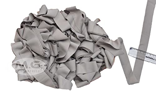 Image of M.G ENTERPRISE T-Shirt Yarn Steel Grey (250 gm) Art Craft Soft Fingering Crochet Hook Yarn, Needle Knitting Yarn Thread Dyed