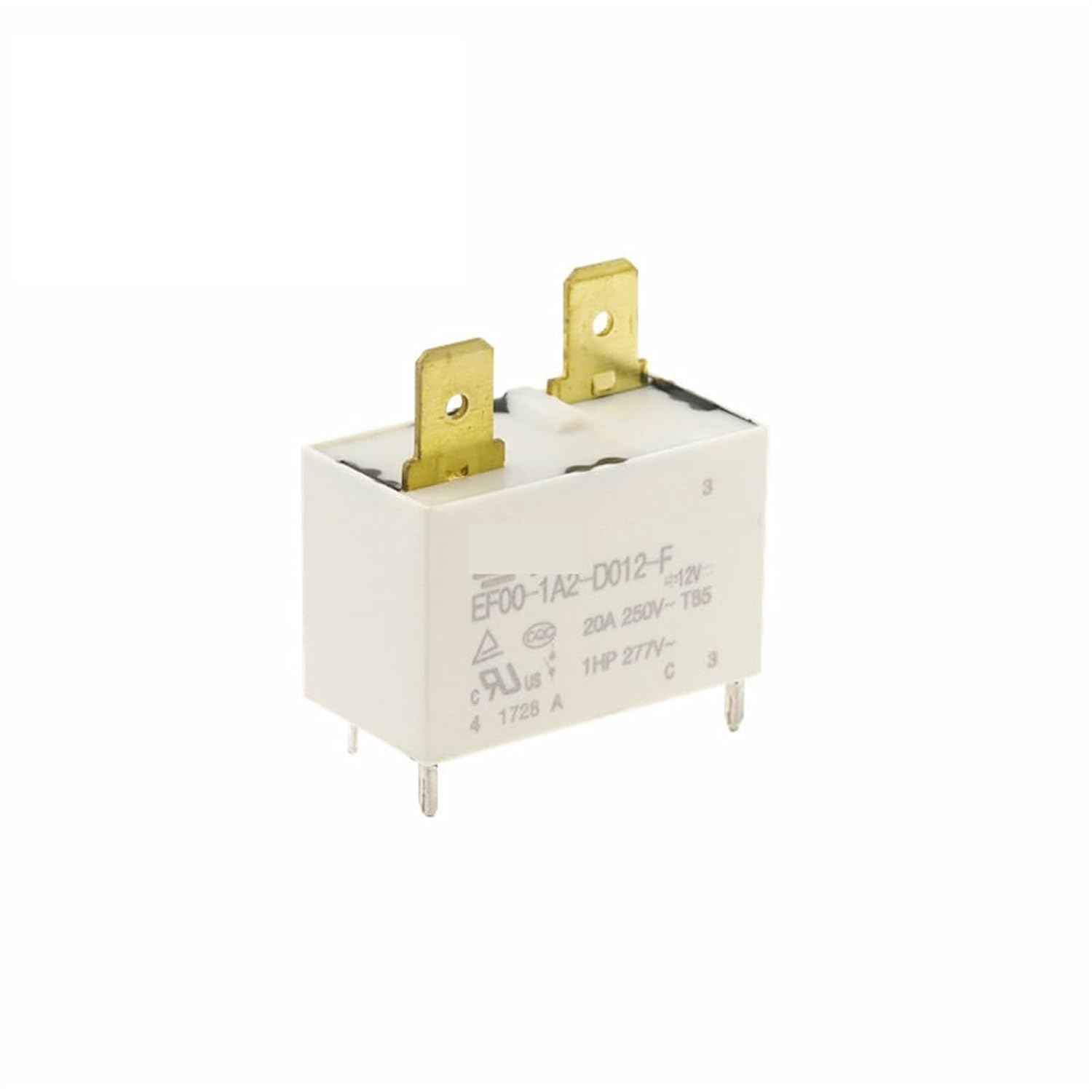 2PCS Relay EF00-1A2-D012-F EF00 1A2 D012 F Air Conditioning Relay DC12V 12VDC 4PIN Replace 102F/G4A/891WP
