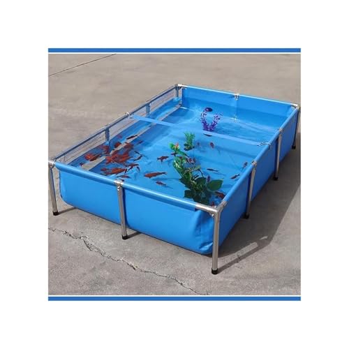 Piscina Acima Do Solo, Lagoa De Piscina De Aquário Transparente Com Válvula De Drenagem, Estrutura D