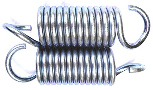 Heavy duty Spring for garden swing hamock extension spring suspension hooks various sizes and styles available … (12cm 90 degree x 2)