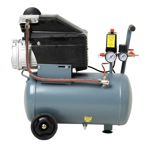 Image of Hyco Corded Electric Lubricated Air Compressor with 100% Copper Winding (2HP 24L)