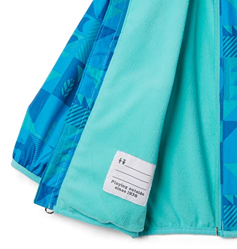 Columbia Baby Mini Pixel Grabber Ii Wind Jacket, Bright Aqua Quest, 18/24 #TOP2